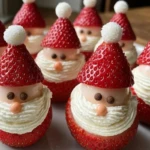 No-Bake Strawberry Santas