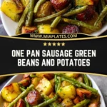 One Pan Sausage Green Beans and Potatoes (2)