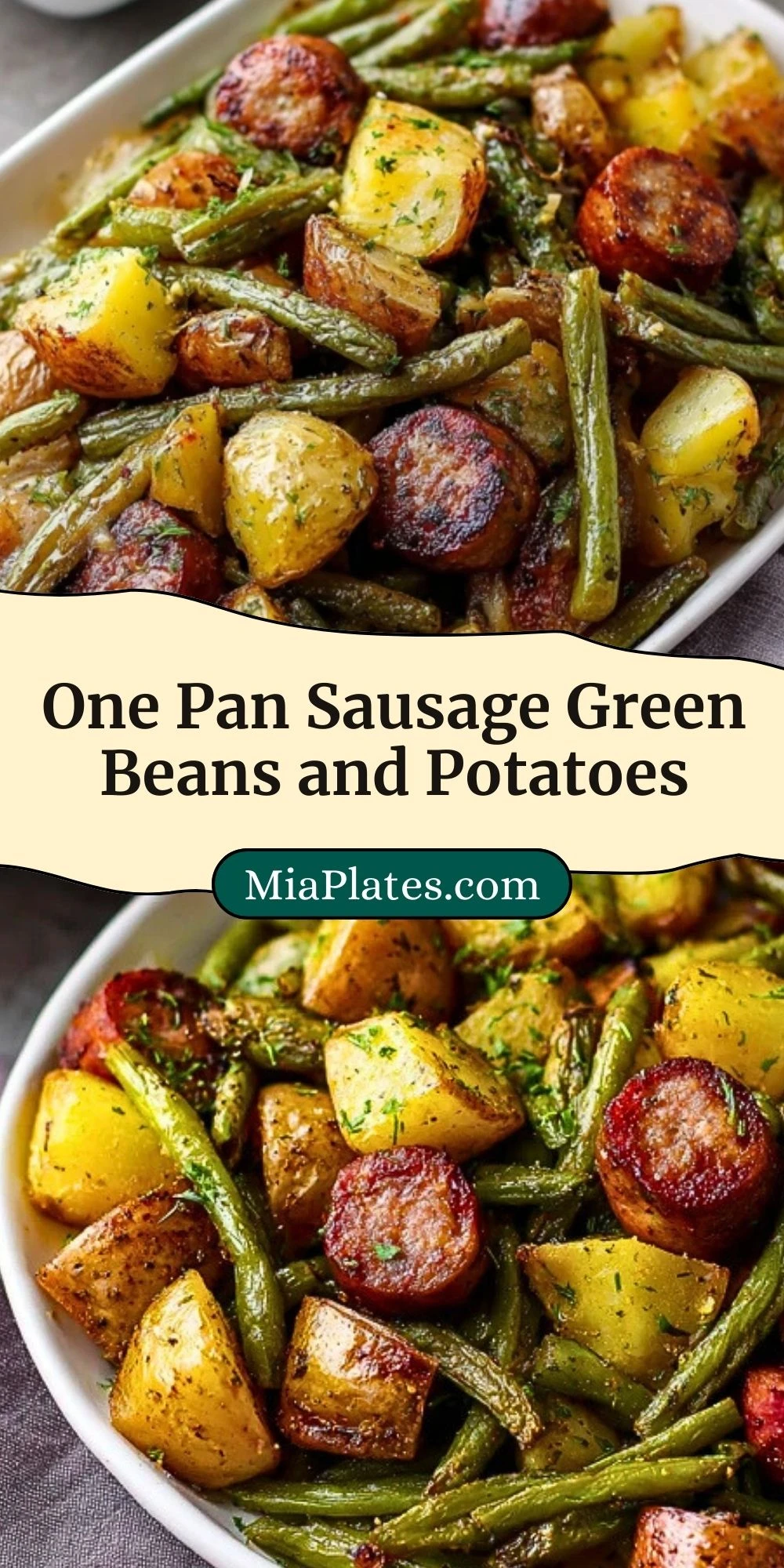 One Pan Sausage Green Beans and Potatoes (3)
