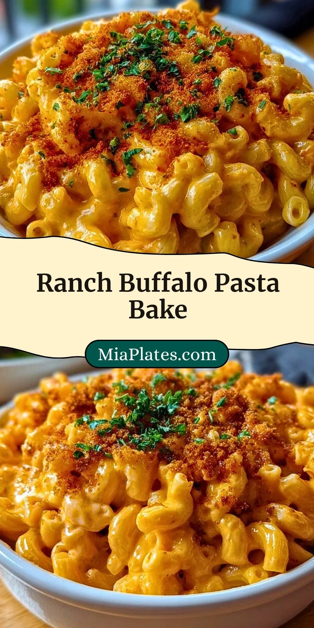 Ranch Buffalo Pasta Bake (3)