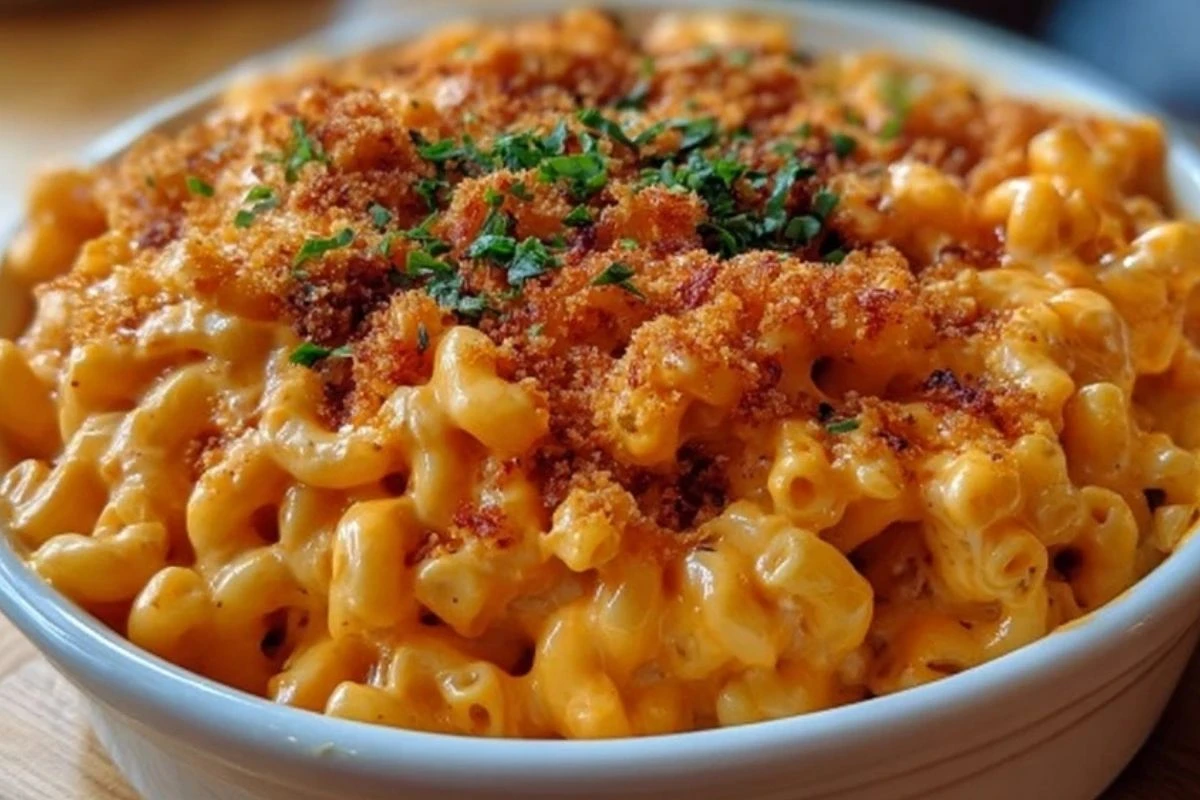 Ranch Buffalo Pasta Bake