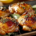 Roasted Garlic and Herb Chicken Thighs