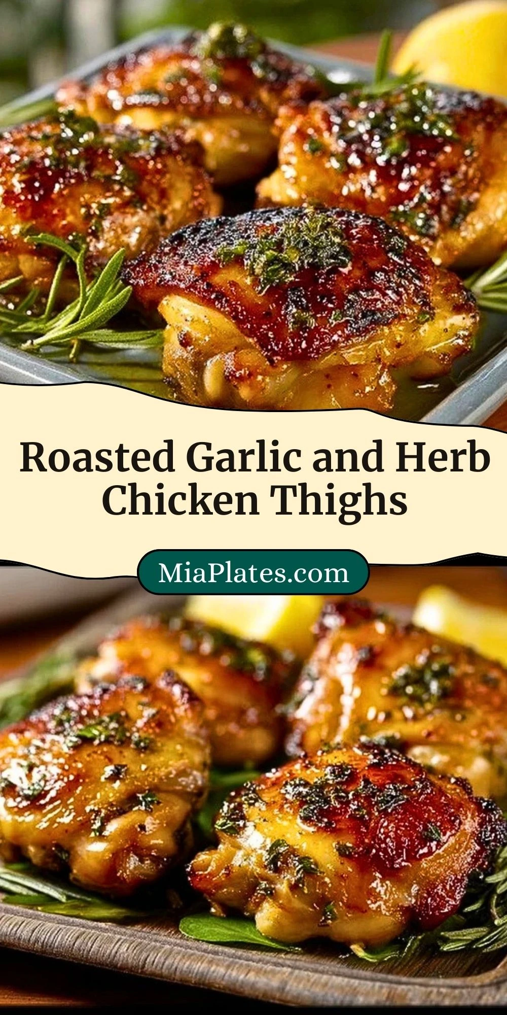Roasted Garlic and Herb Chicken Thighs (3)