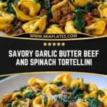 Savory Garlic Butter Beef and Spinach Tortellini (2)