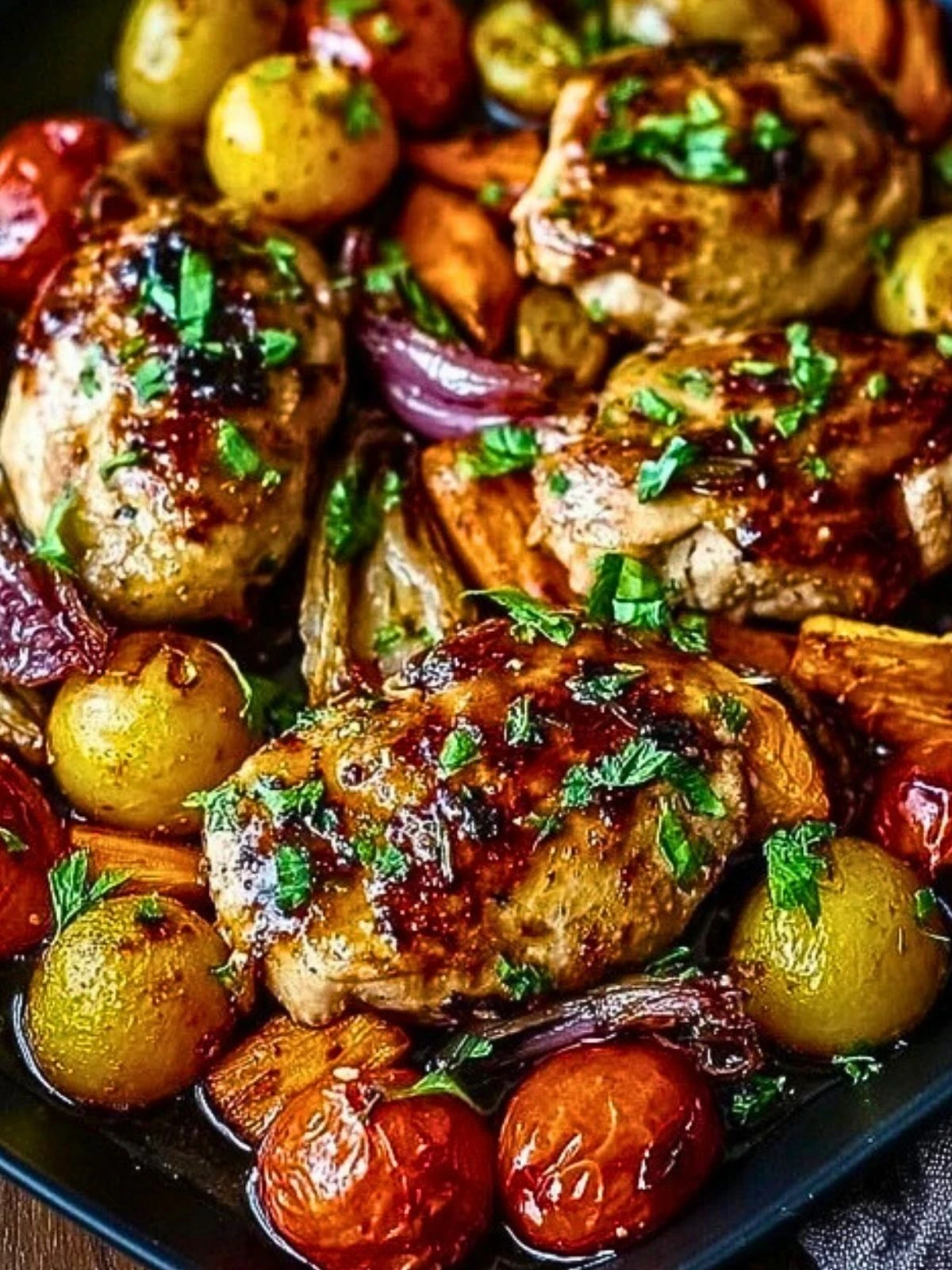 Sheet Pan Balsamic Chicken and Veggies (1)