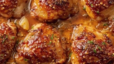 Sheet Pan Maple Glazed Chicken Thighs