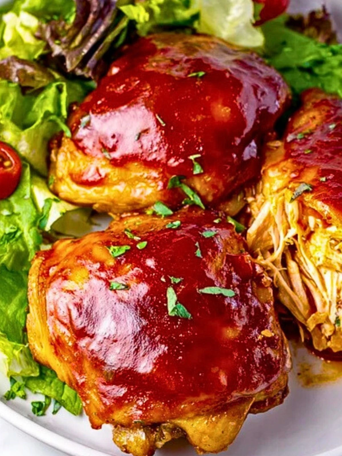 Slow Cooker BBQ Chicken Thighs (1)