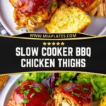 Slow Cooker BBQ Chicken Thighs (2)
