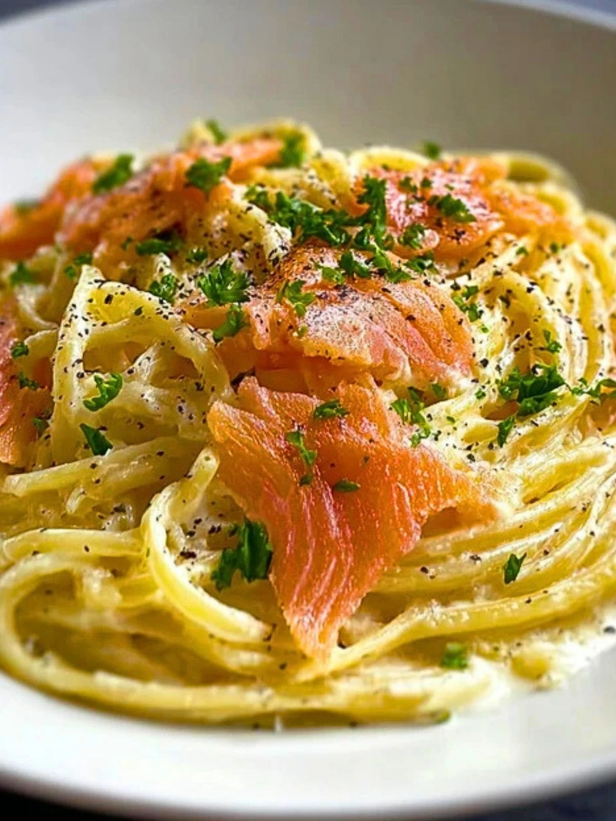 Smoked Salmon Carbonara (1)