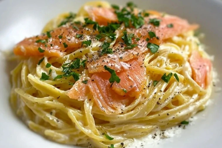 Smoked Salmon Carbonara