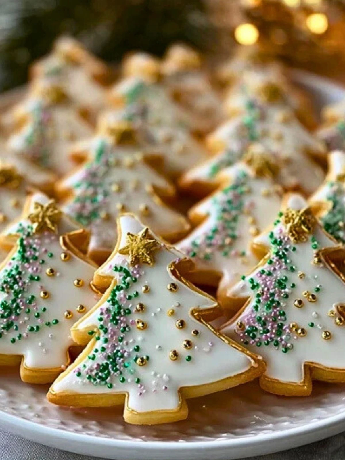 Sparkling Sugar Tree Cookies (1)