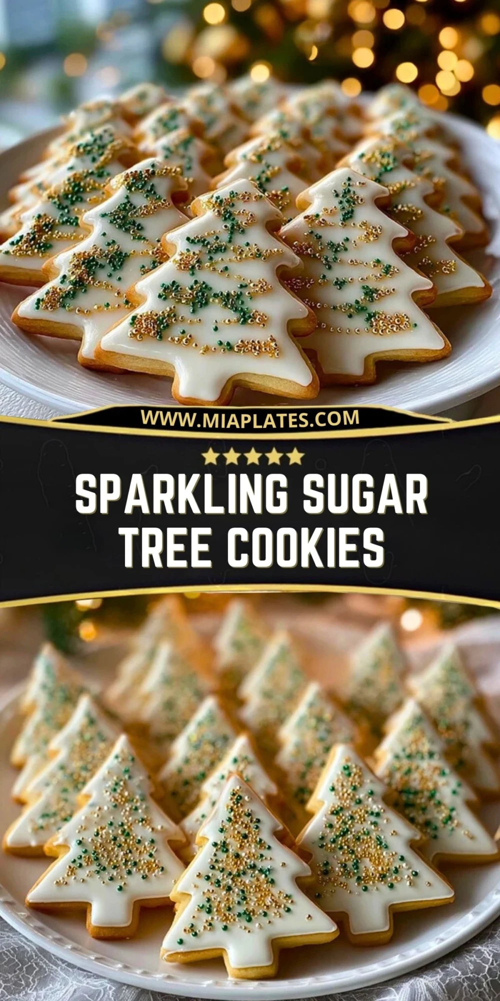 Sparkling Sugar Tree Cookies (2)