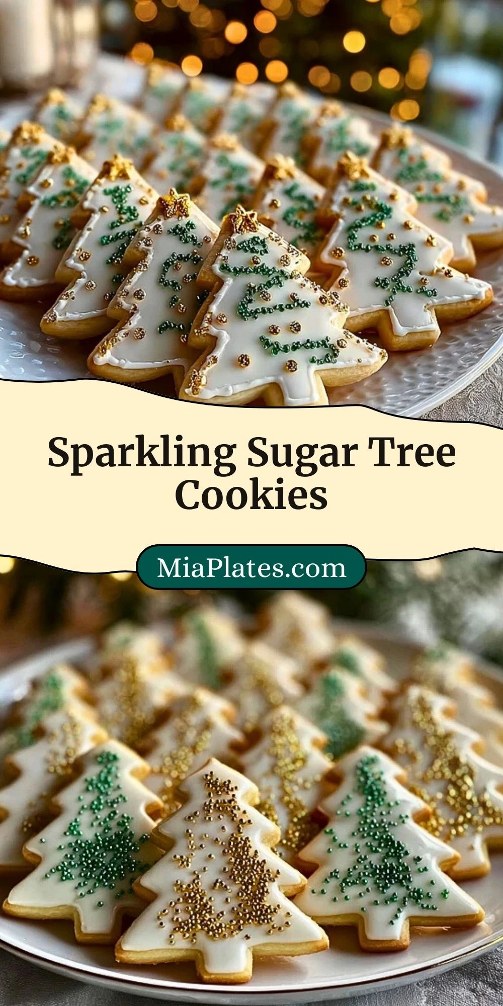 Sparkling Sugar Tree Cookies (3)