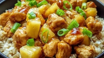Sweet and Savory Pineapple Chicken and Rice