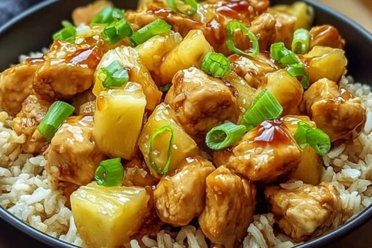 Sweet and Savory Pineapple Chicken and Rice