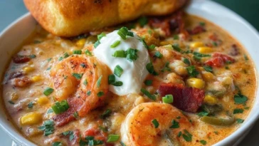 The Best Creamy Seafood and Shrimp Chili