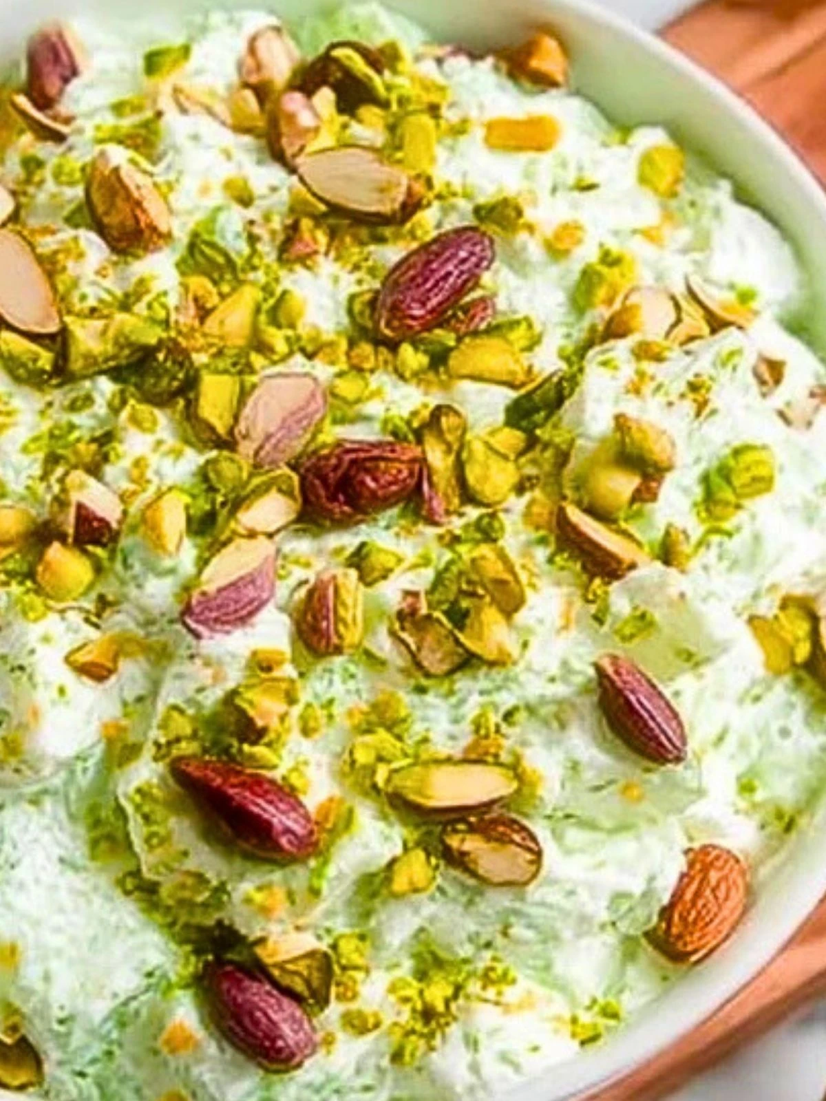 Traditional Watergate Fruit Salad with Pistachios (1)