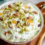 Traditional Watergate Fruit Salad with Pistachios