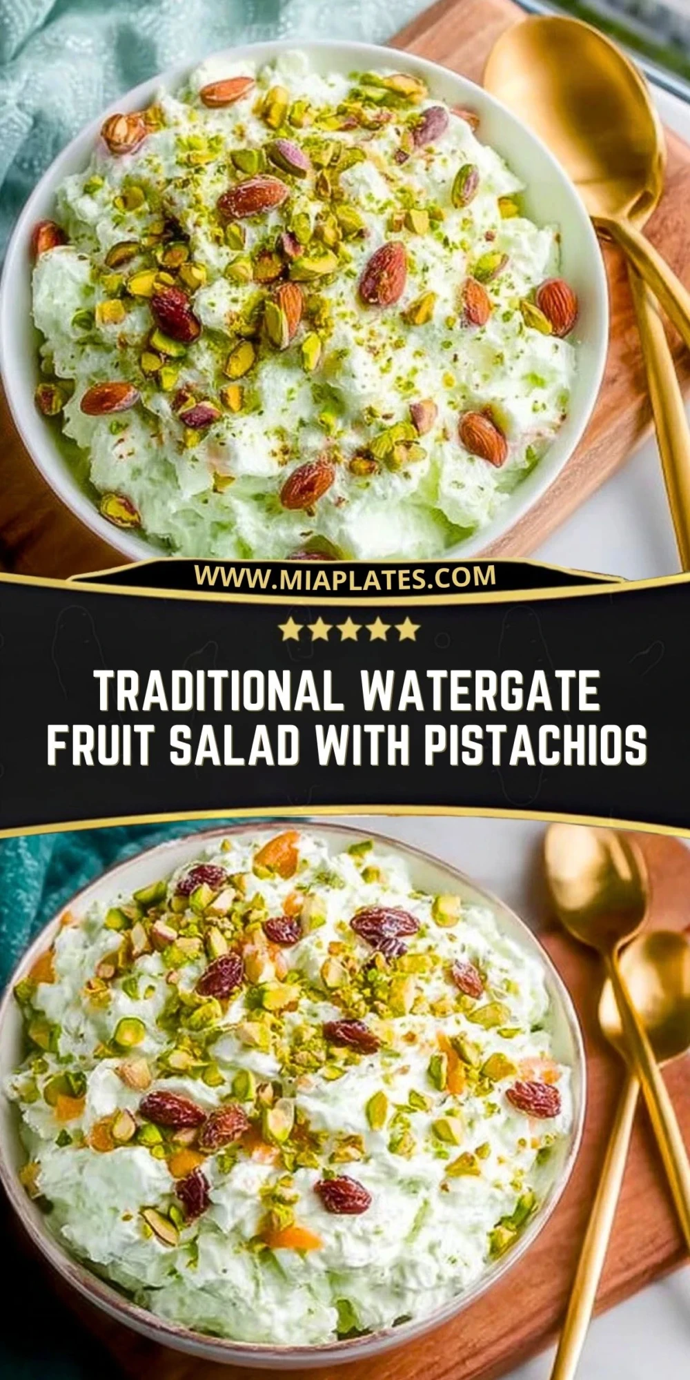 Traditional Watergate Fruit Salad with Pistachios (2)
