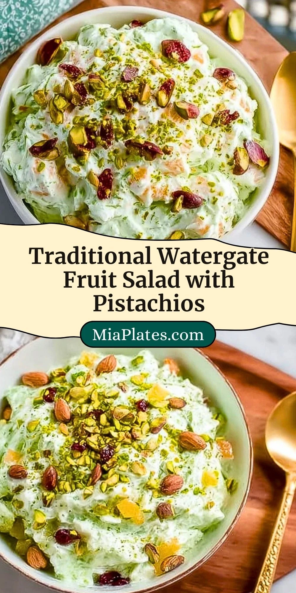 Traditional Watergate Fruit Salad with Pistachios (3)