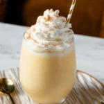 Best Ever Eggnog Milkshake With Vanilla Ice Cream