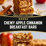 Chewy Apple Cinnamon Breakfast Bars (2)