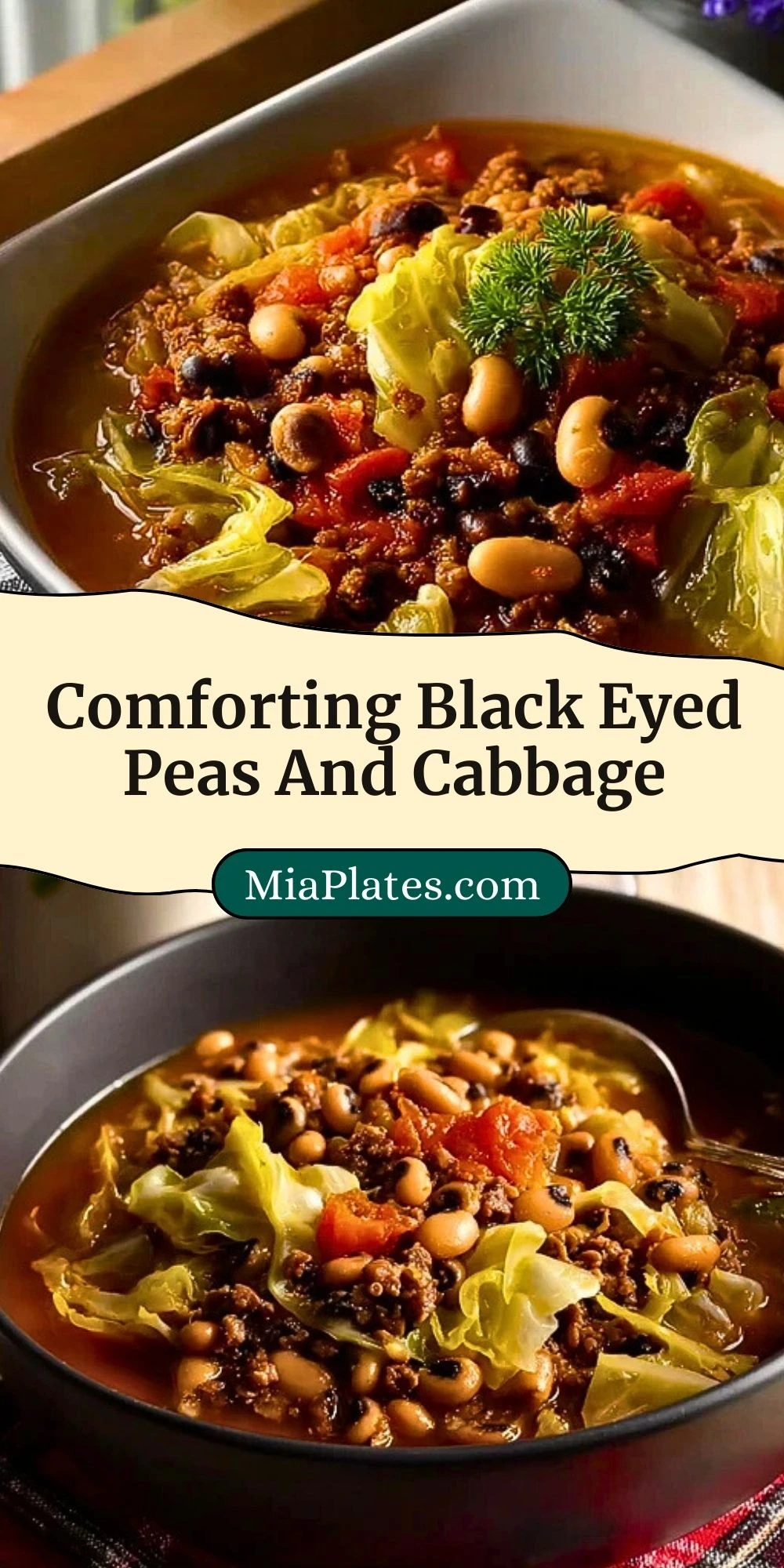 Comforting Black Eyed Peas And Cabbage (3)