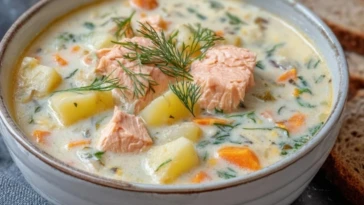 Cozy Salmon Chowder