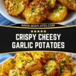 Crispy Cheesy Garlic Potatoes (2)