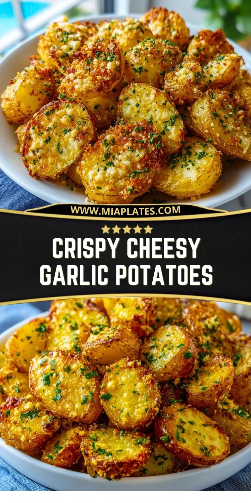 Crispy Cheesy Garlic Potatoes (2)