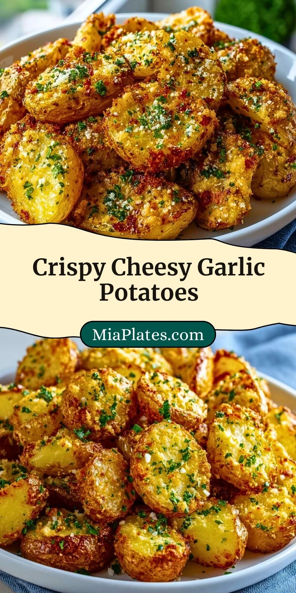 Crispy Cheesy Garlic Potatoes (3)