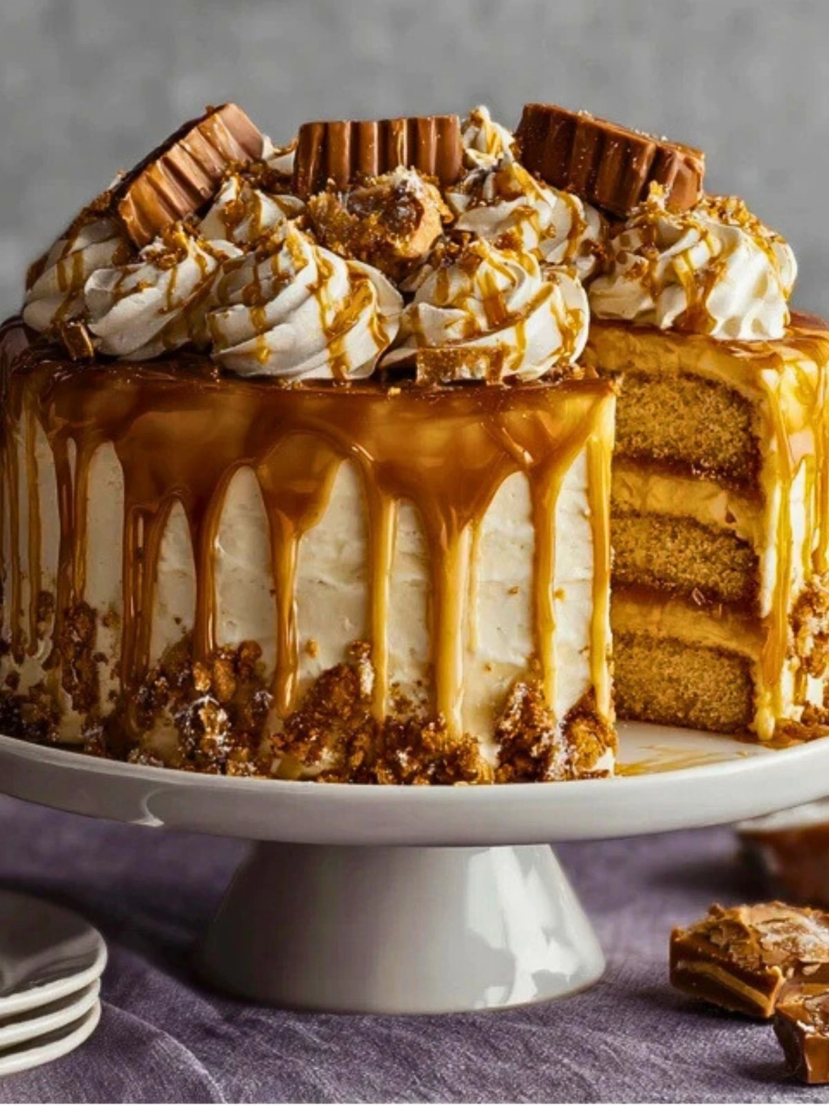 Decadent Caramel Cake (1)