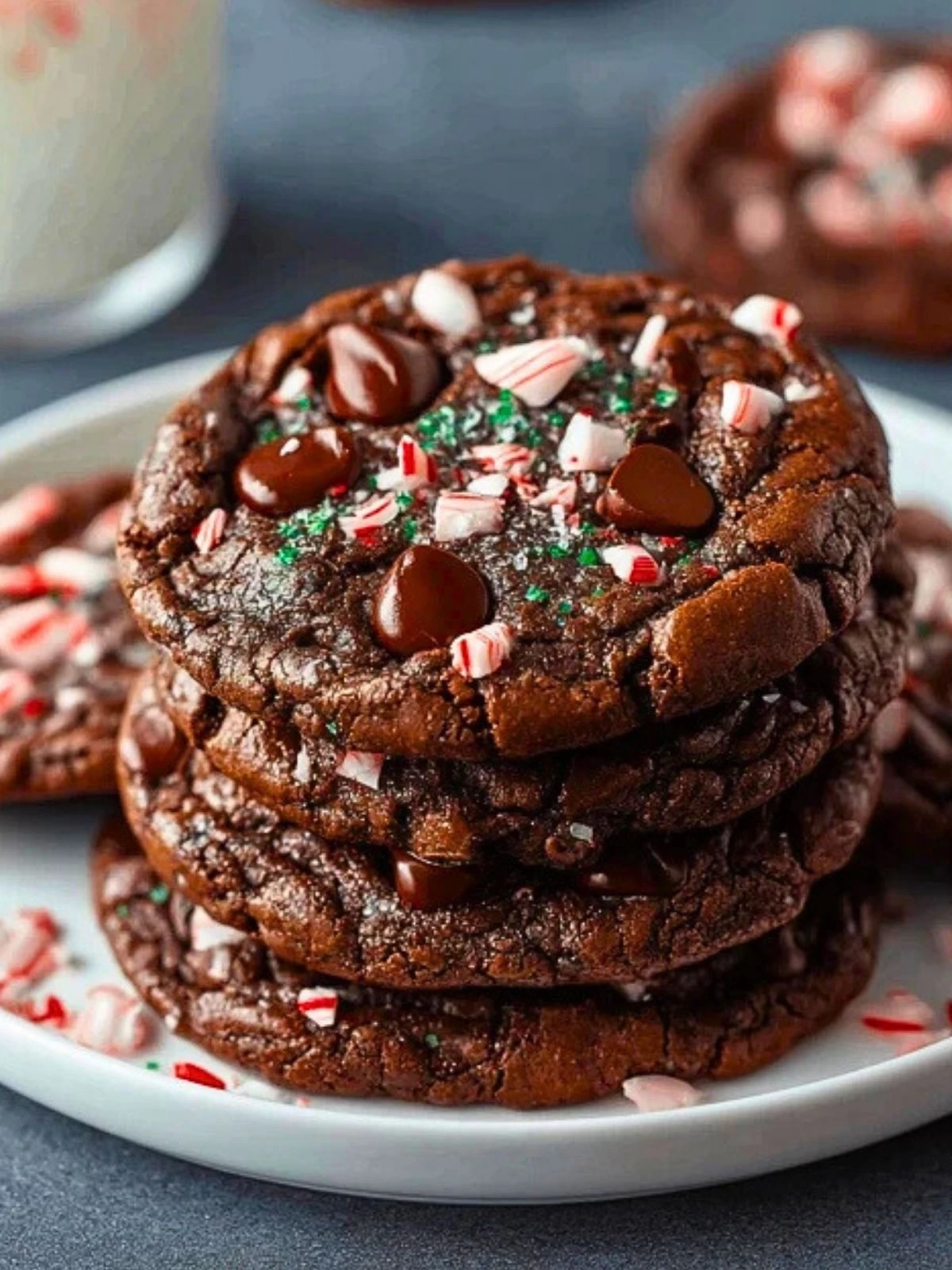 Double Chocolate Peppermint Cookies (1)