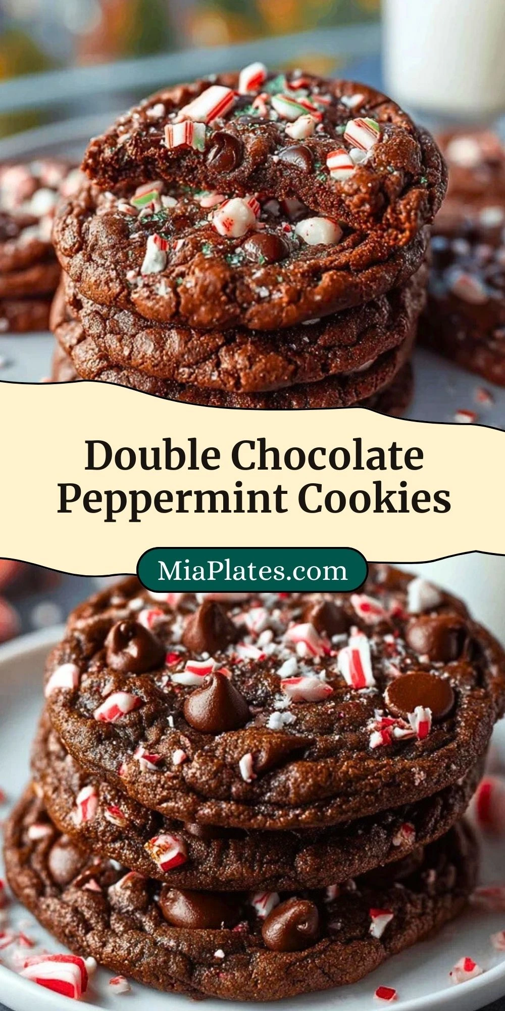 Double Chocolate Peppermint Cookies (3)