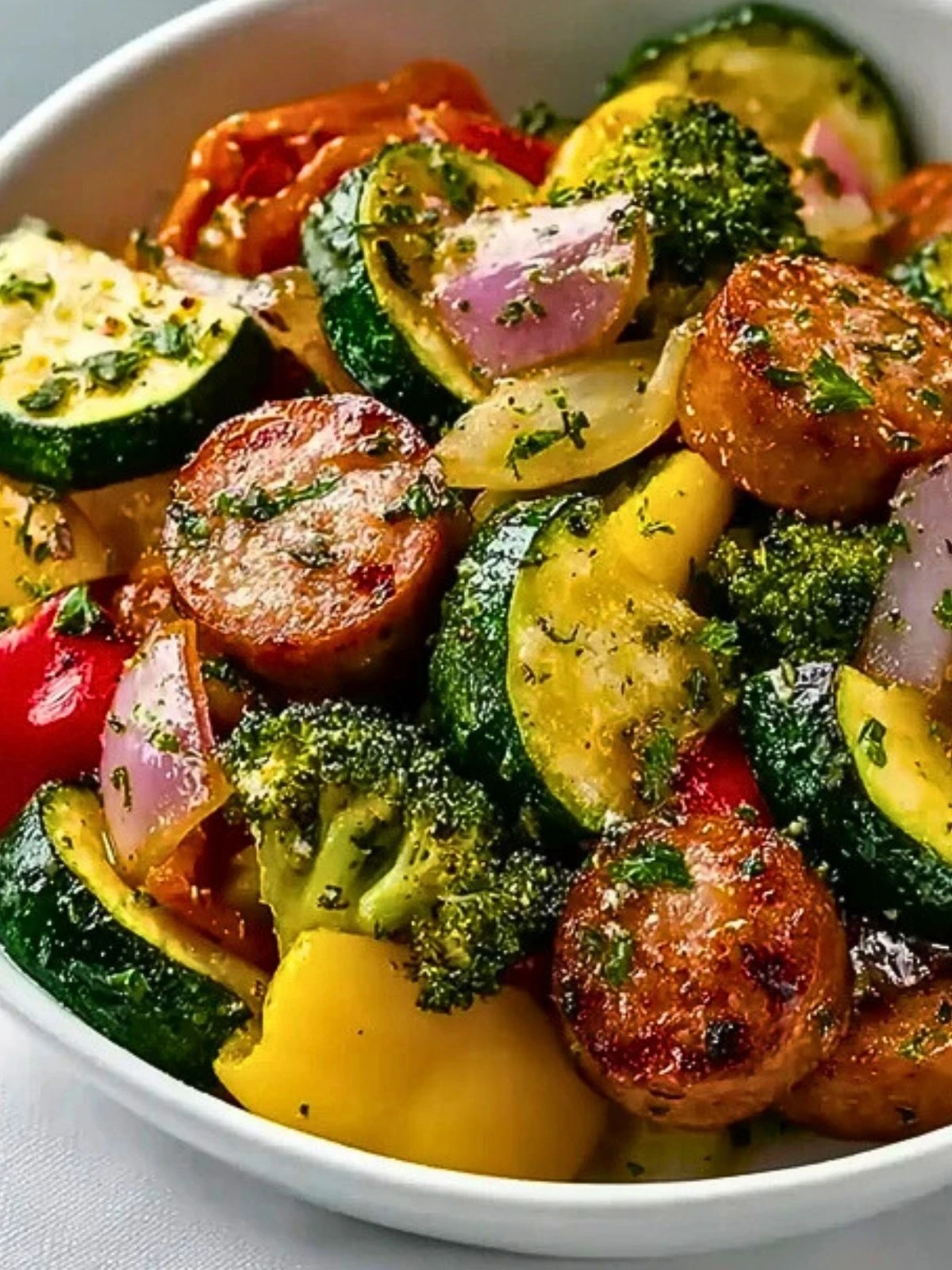 Easy Chicken Sausage and Veggies Sheet Pan (1)