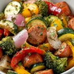 Easy Chicken Sausage and Veggies Sheet Pan