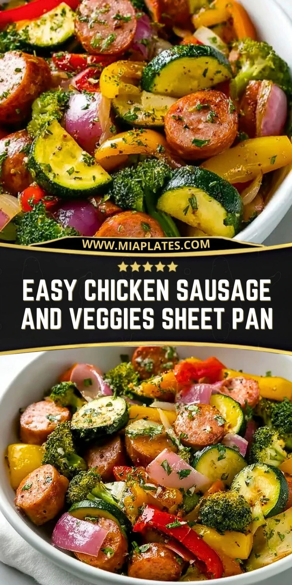 Easy Chicken Sausage and Veggies Sheet Pan (2)