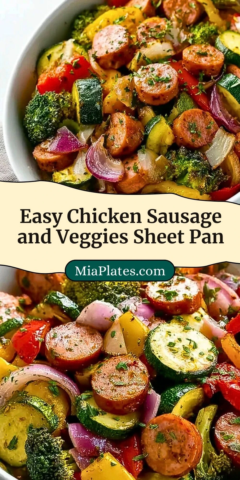 Easy Chicken Sausage and Veggies Sheet Pan (3)