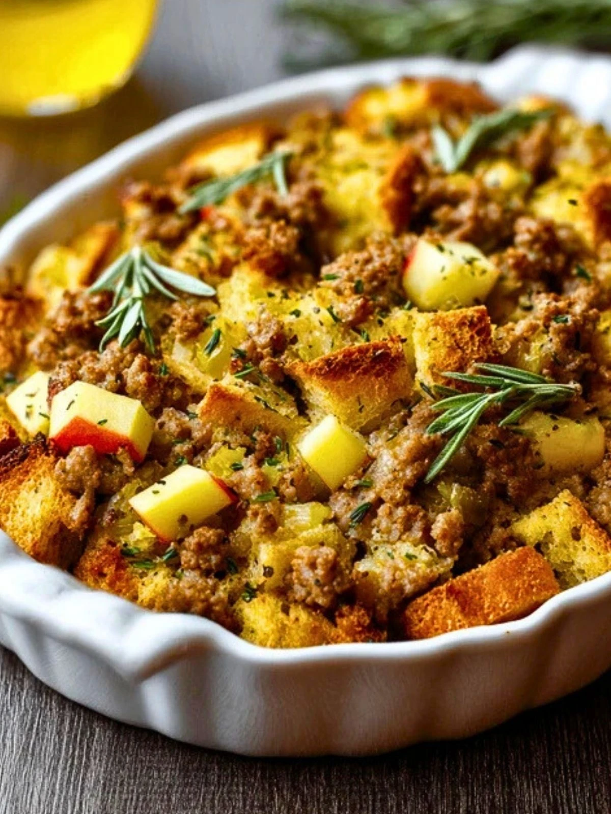 Easy Sausage and Apple Stuffing (1)