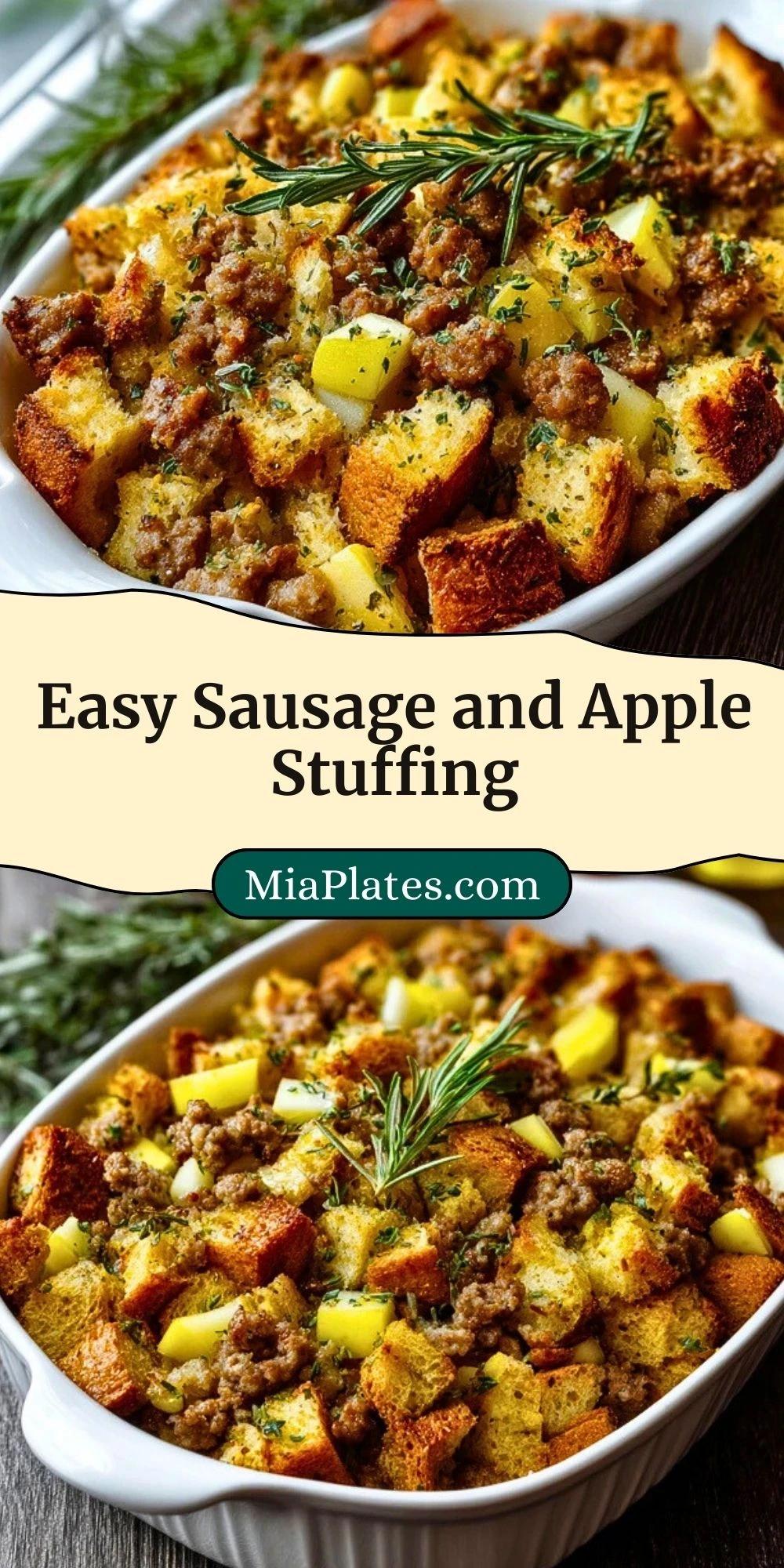 Easy Sausage and Apple Stuffing (3)