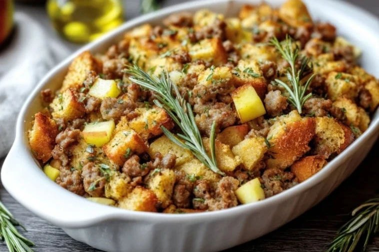 Easy Sausage and Apple Stuffing