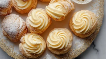 Eggnog Cream Puffs