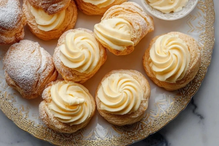 Eggnog Cream Puffs