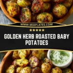 Golden Herb Roasted Baby Potatoes (2)