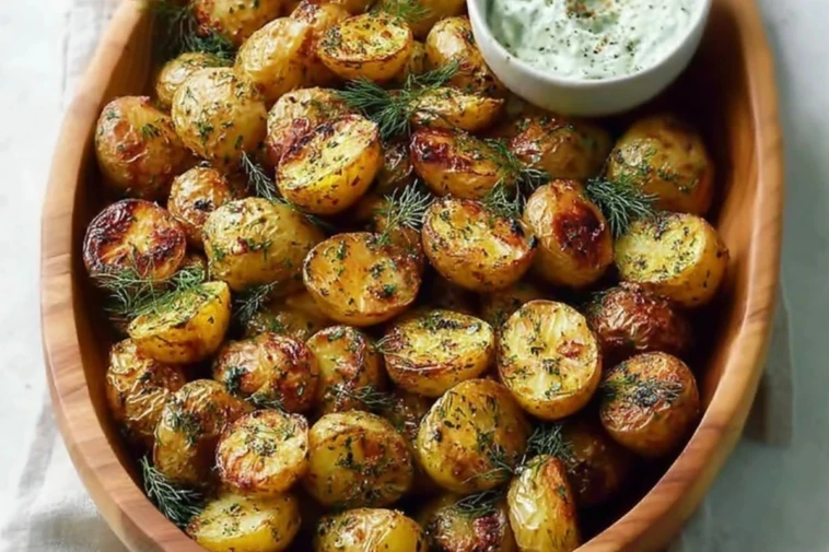 Golden Herb Roasted Baby Potatoes