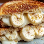 Honey Banana Grilled Cheese Sandwich