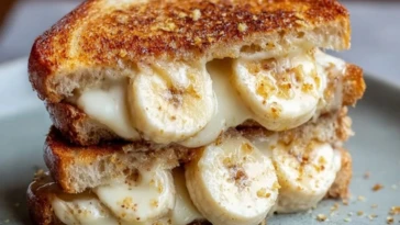 Honey Banana Grilled Cheese Sandwich