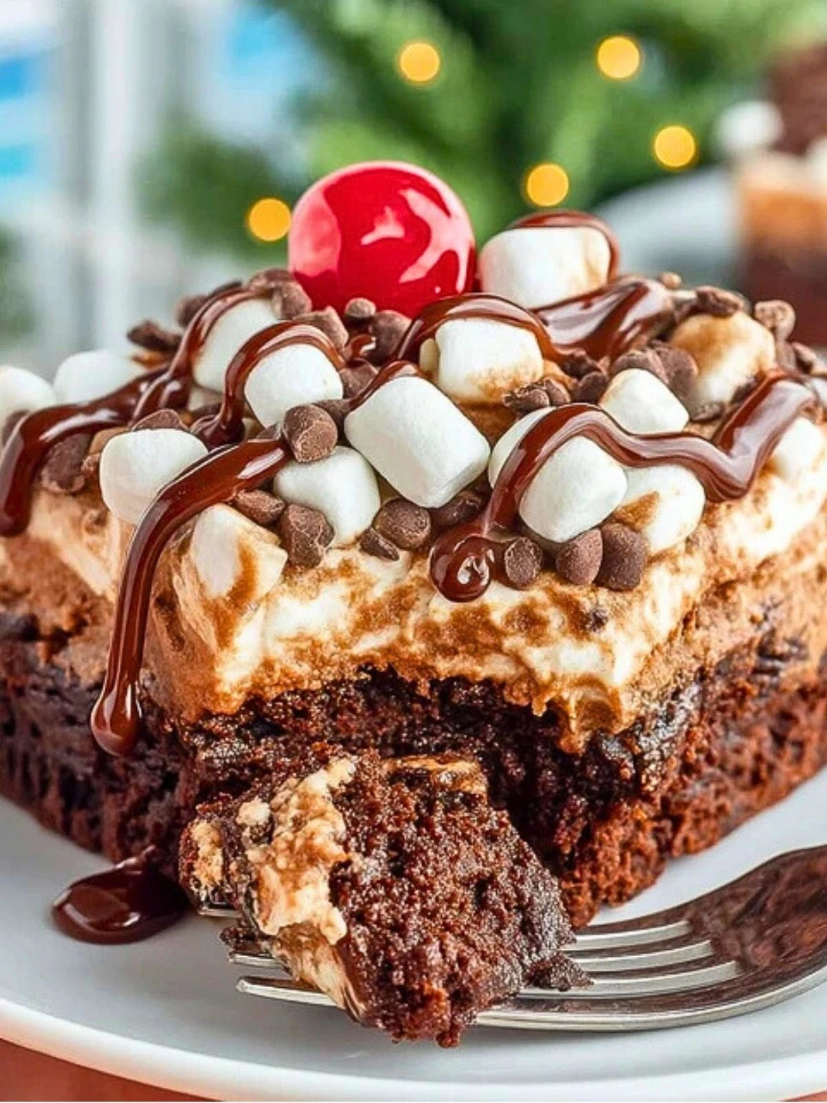 Hot Chocolate Poke Cake (1)