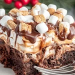 Hot Chocolate Poke Cake