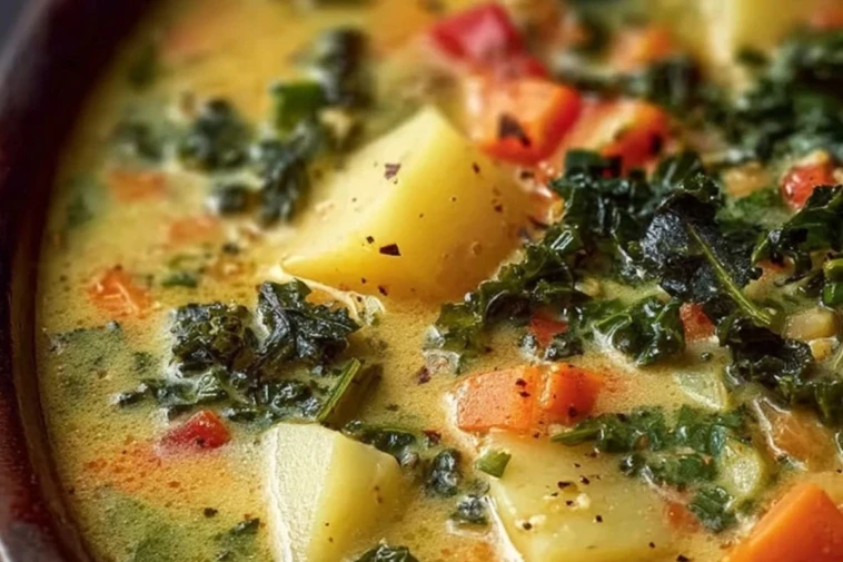 Chunky Potato Kale Soup